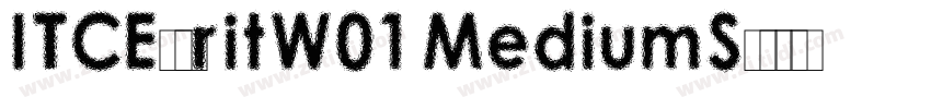 ITCEspritW01 MediumS字体转换
